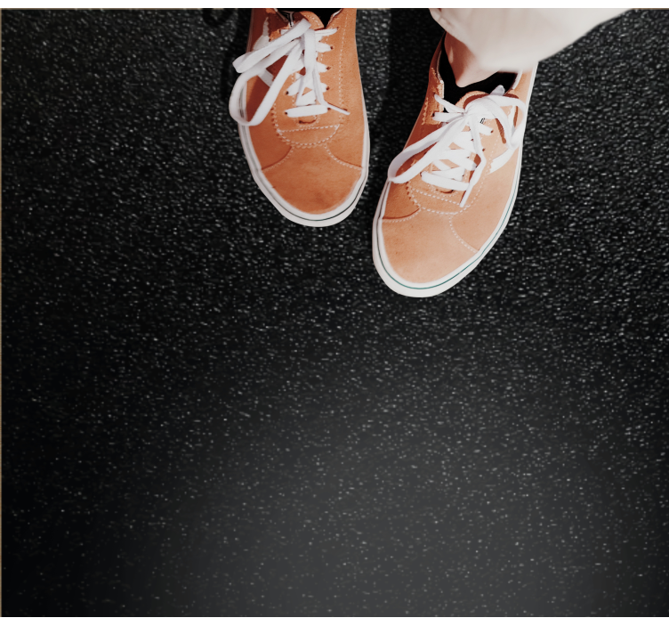 Vinyl Teppich Wohnzimmer strukturierte ebenholzbeschichtung - TenStickers