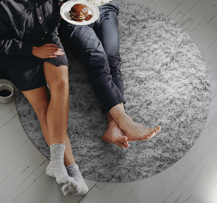 Vinyl Teppich Textur zottige oberfläche - TenStickers