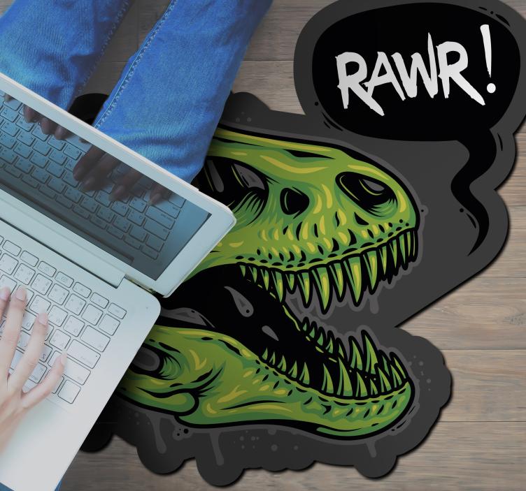 Vinyl Teppich Tiere dinosaurier-grafik - TenStickers