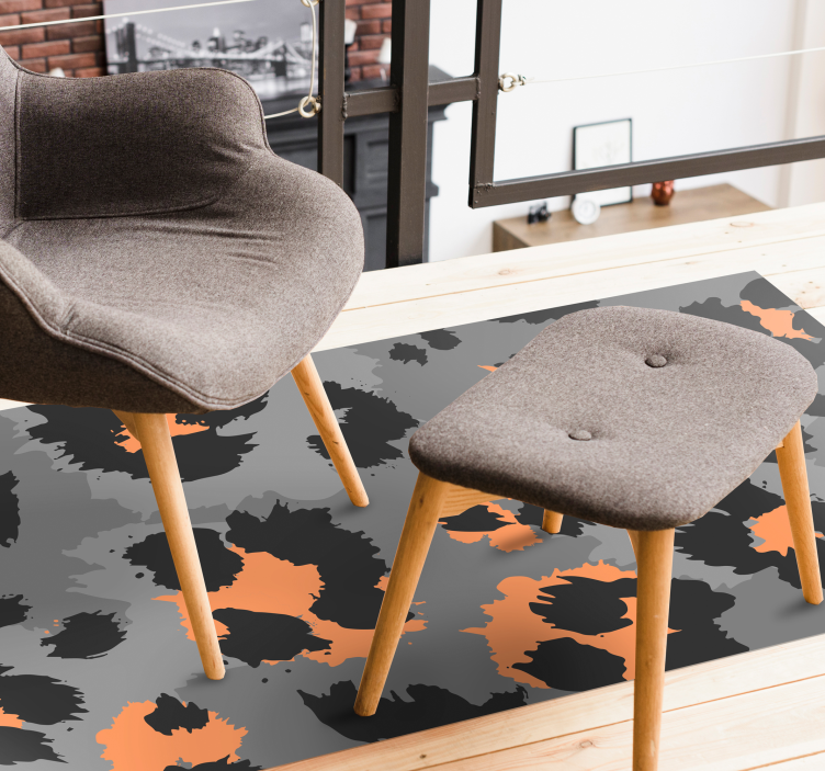 Vinyl Teppich Tiermuster kräftiges gepardenmuster - TenStickers