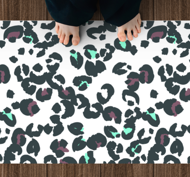 Vinyl Teppich Tiermuster leopardenmuster-stil - TenStickers