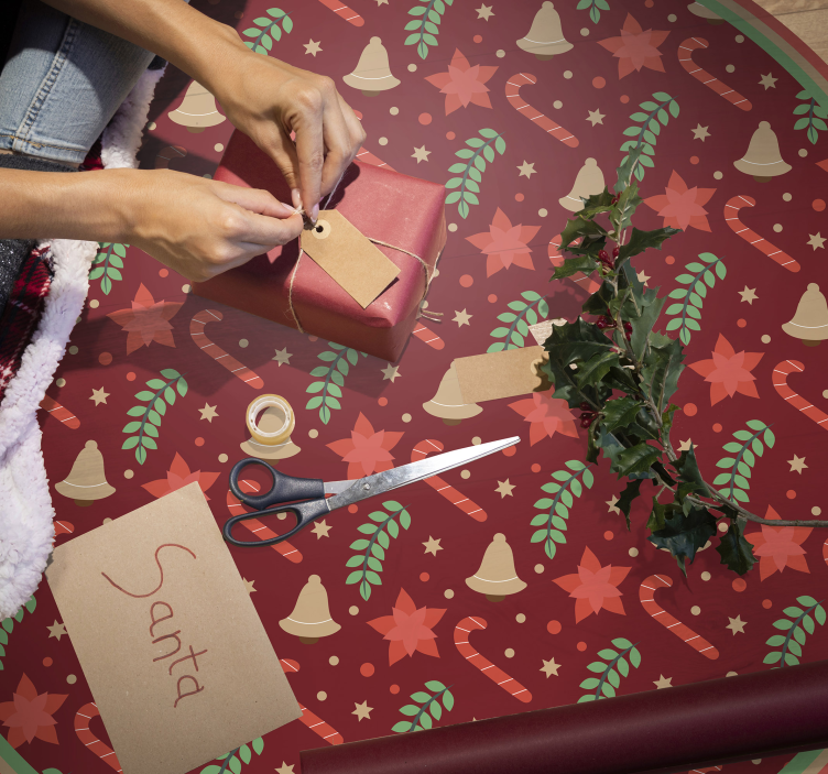 Vinyl Teppich Weihnachten festliches feiertagsmotiv - TenStickers