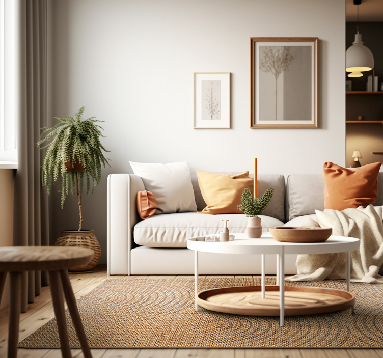 Vinylteppich geometrisch Arcos Effekt Gewebe - TenStickers