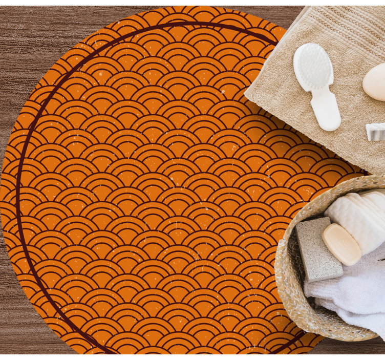 Vinylteppich Wohnzimmer Geometrisches Muster - TenStickers