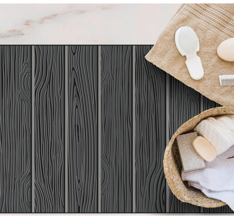 Vinylteppich holzoptik edel dunkles finish - TenStickers
