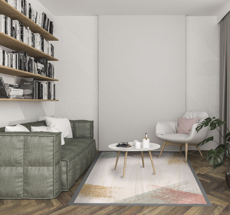 Vinylteppich Holz Holzblock - TenStickers