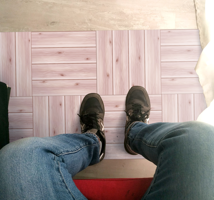 Vinylteppich Holz Holzmaserung Muster - TenStickers