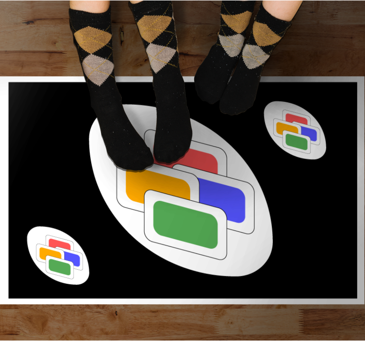 Vinylteppich Schlafzimmer Farbwechsel der uno-karte - TenStickers