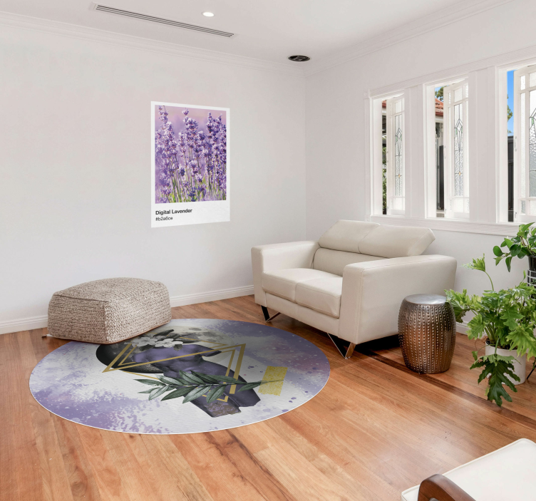 Vinylteppich modern Digitale collage - TenStickers