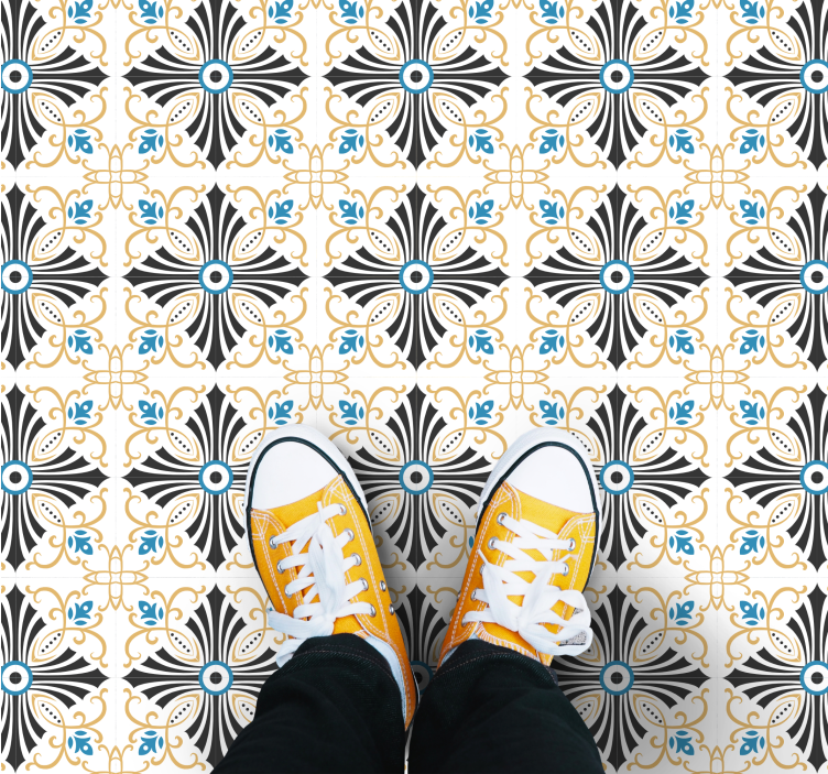 Vinylteppich Mosaik eleganter mosaikstil - TenStickers