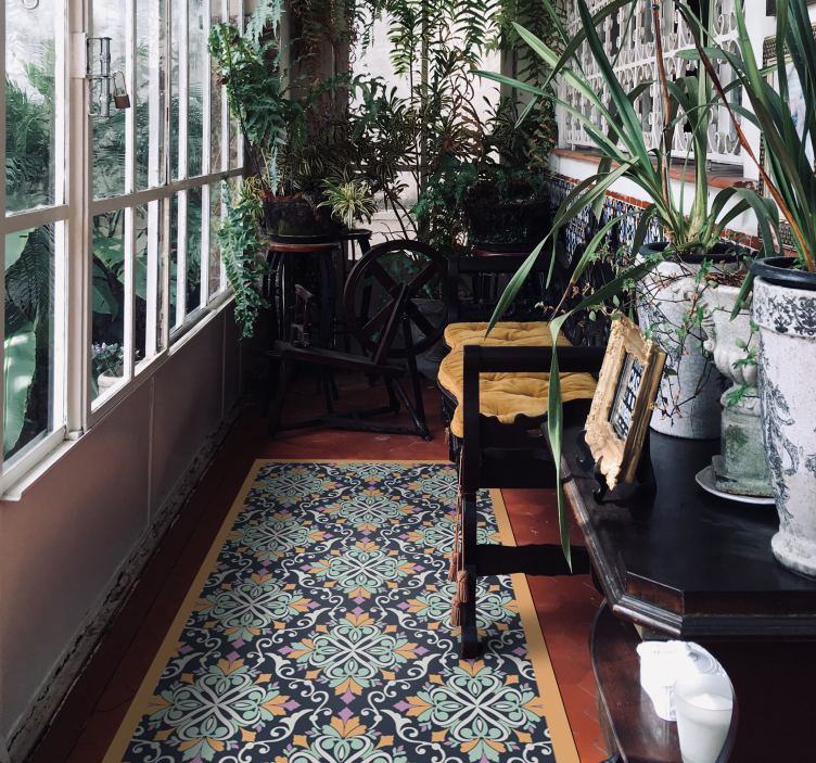 Vinylteppich Mosaik mosaik inspiriertes muster - TenStickers