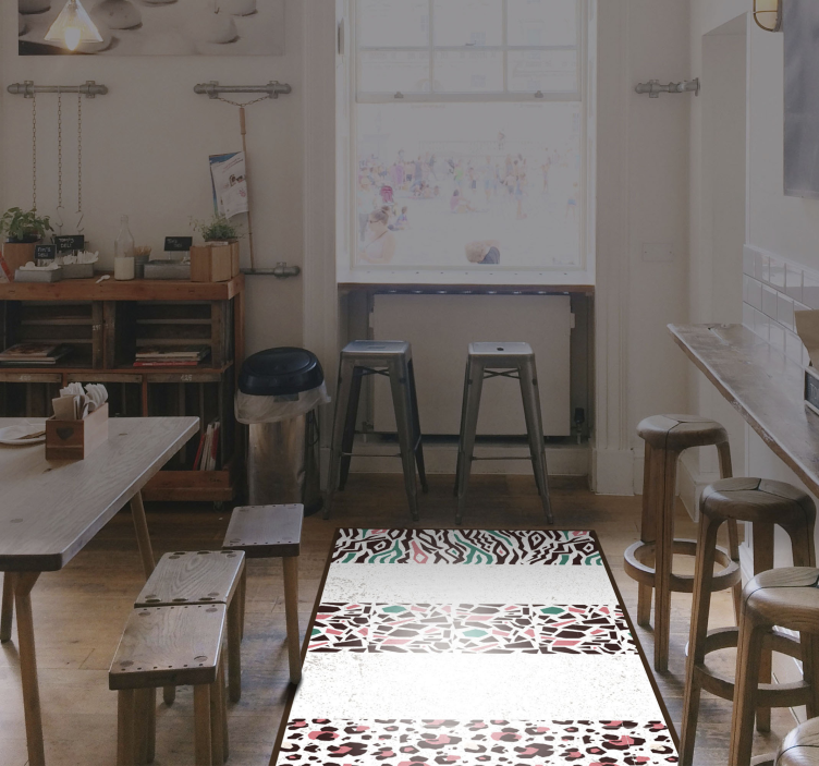 Vinylteppich Mosaik mosaik-muster-fusion - TenStickers