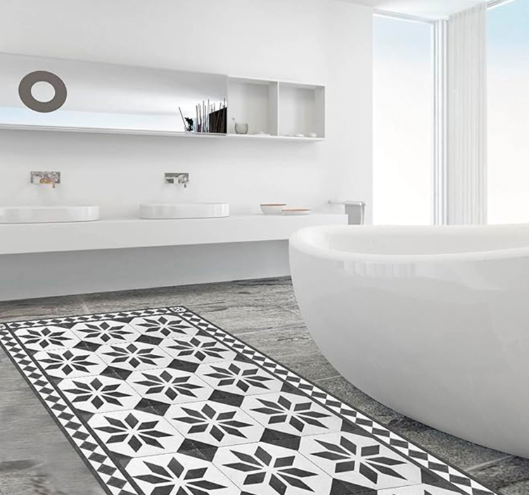 Vinylteppich Mosaik teppich im alten stil - TenStickers