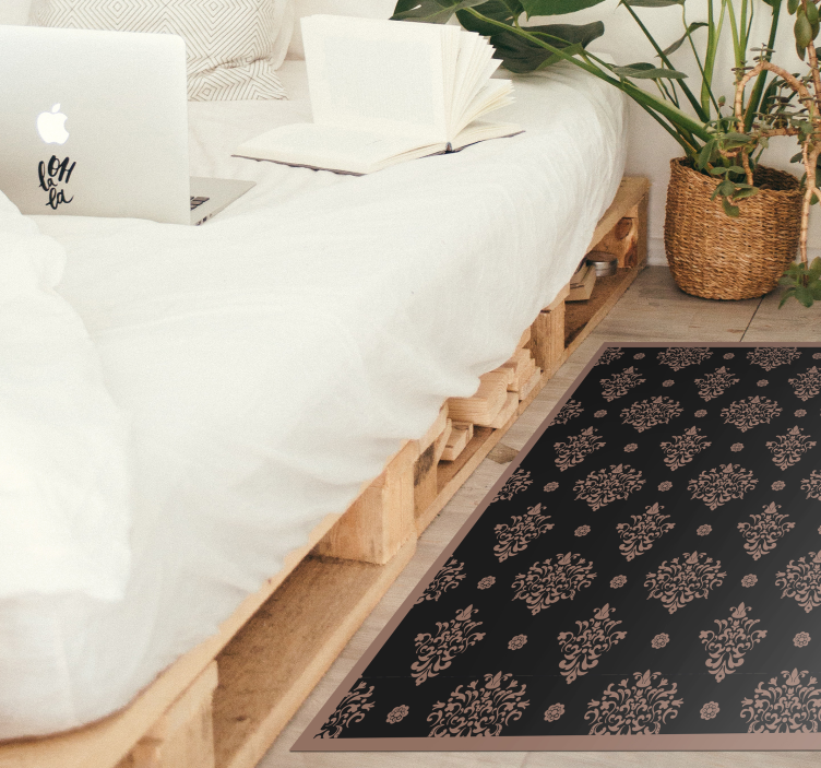 Vinylteppich Vintage Barockes retro-muster - TenStickers