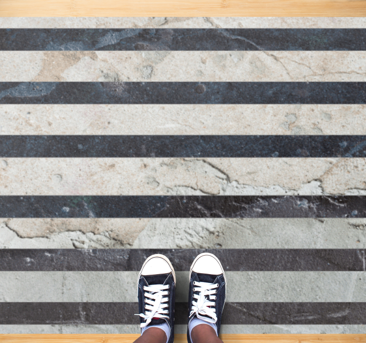 Vinylteppich Steinoptik gestreiftes steinmuster - TenStickers