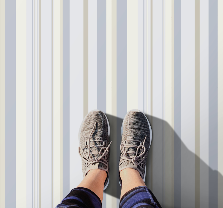 Vinylteppich Streifen schickes streifenmotiv - TenStickers