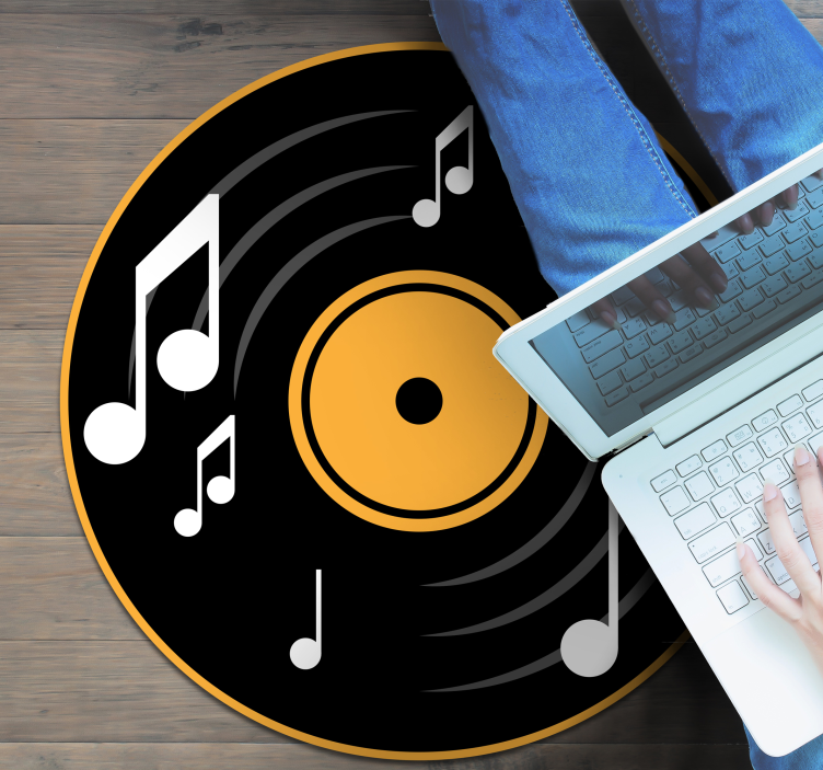 Vinylteppich Jugendliche Musiknoten - TenStickers