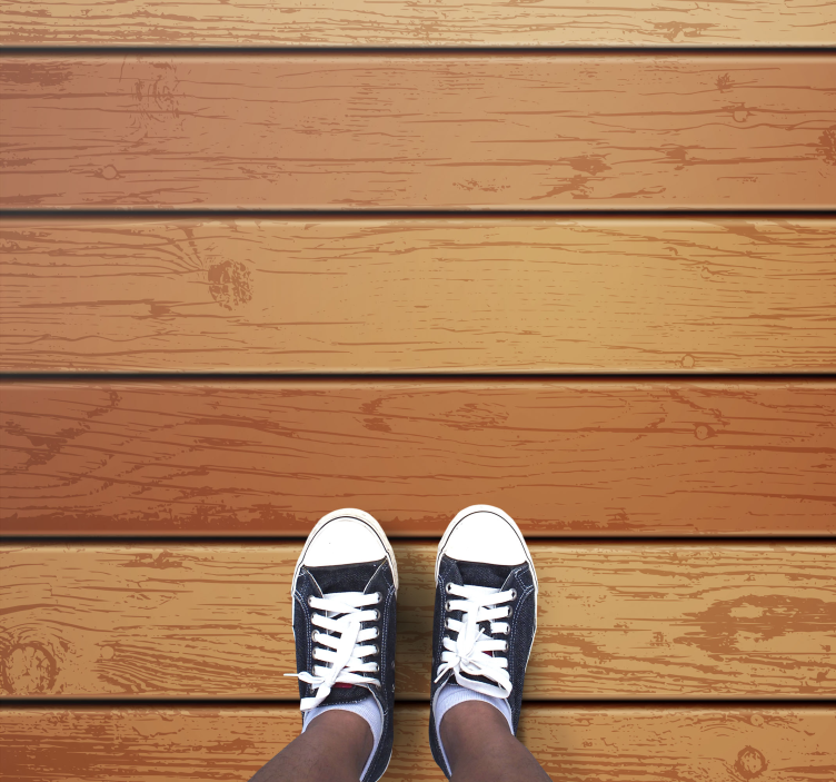 Vinylteppich Flur Holzbeschaffenheit - TenStickers