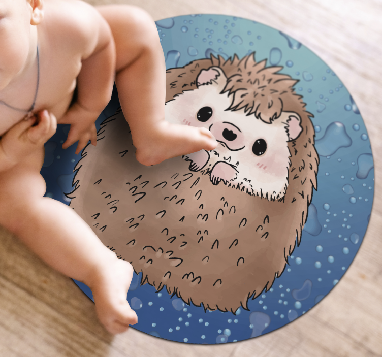 Vinylteppich Tiere Entzückender igel - TenStickers