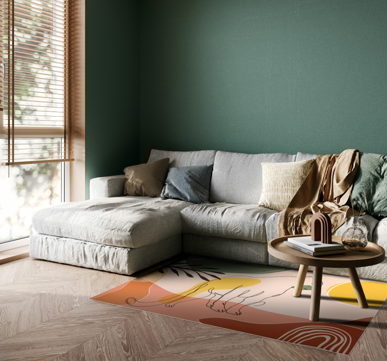 Vinylteppich Tiere Handgezeichneter panther - TenStickers