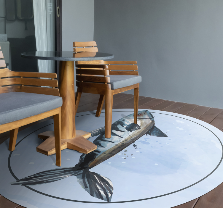 Vinylteppich Fische Abstraktes Meerestier - TenStickers