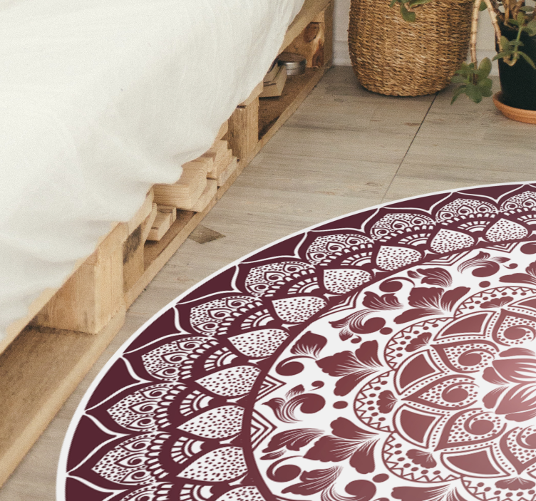 Vinylteppich Mandala Kreisförmiges orientalisch - TenStickers