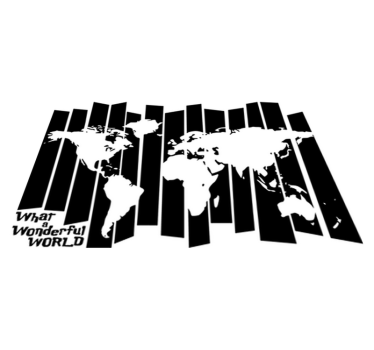 Vinyl teppich weltkarte vinilo mapa del mundo retro - TenStickers