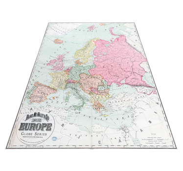 Vinyl teppich weltkarte europa karte 1900 - TenStickers