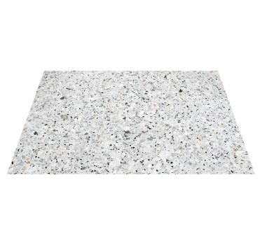 Graue Terrazzo-Textur Vinyl Teppich Küche - TenStickers