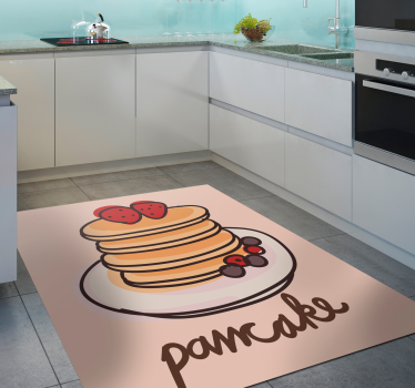 Vinyl Teppich Küche leckere pfannkuchen - TenStickers