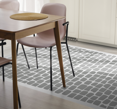 Vinylteppich Wohnzimmer Zementfliesen - TenStickers