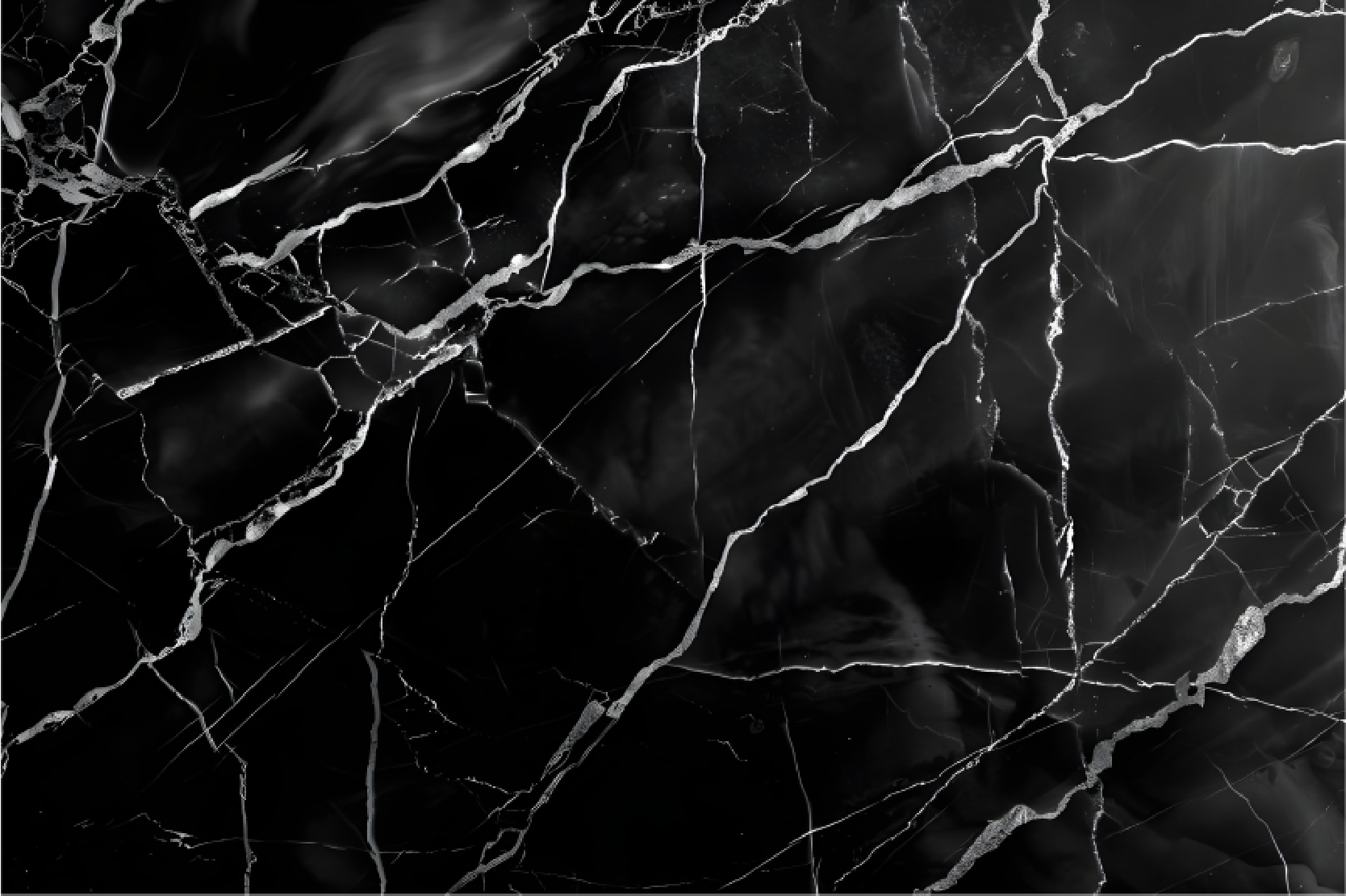 Vinyl Teppich schwarz Marmorimitation - TenStickers