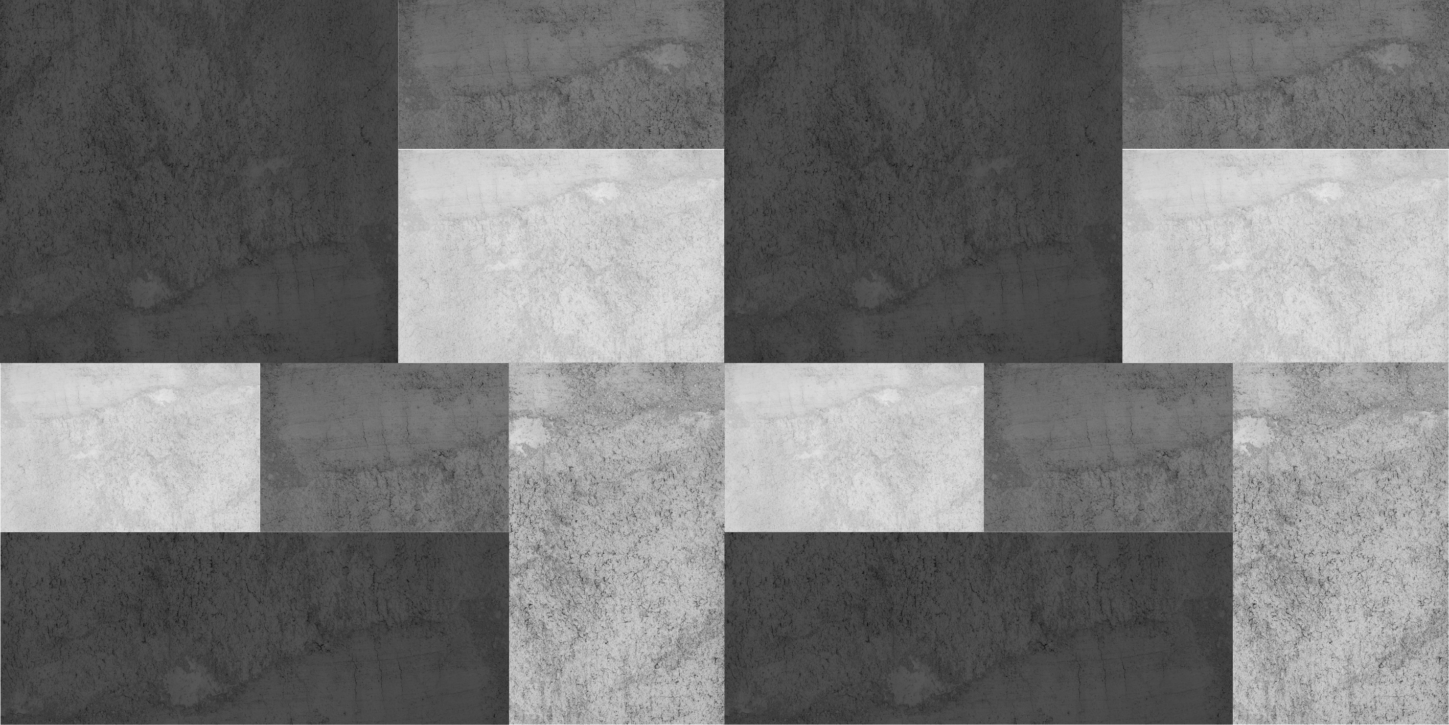 Vinyl Teppich schwarz modernes quadrate Design - TenStickers