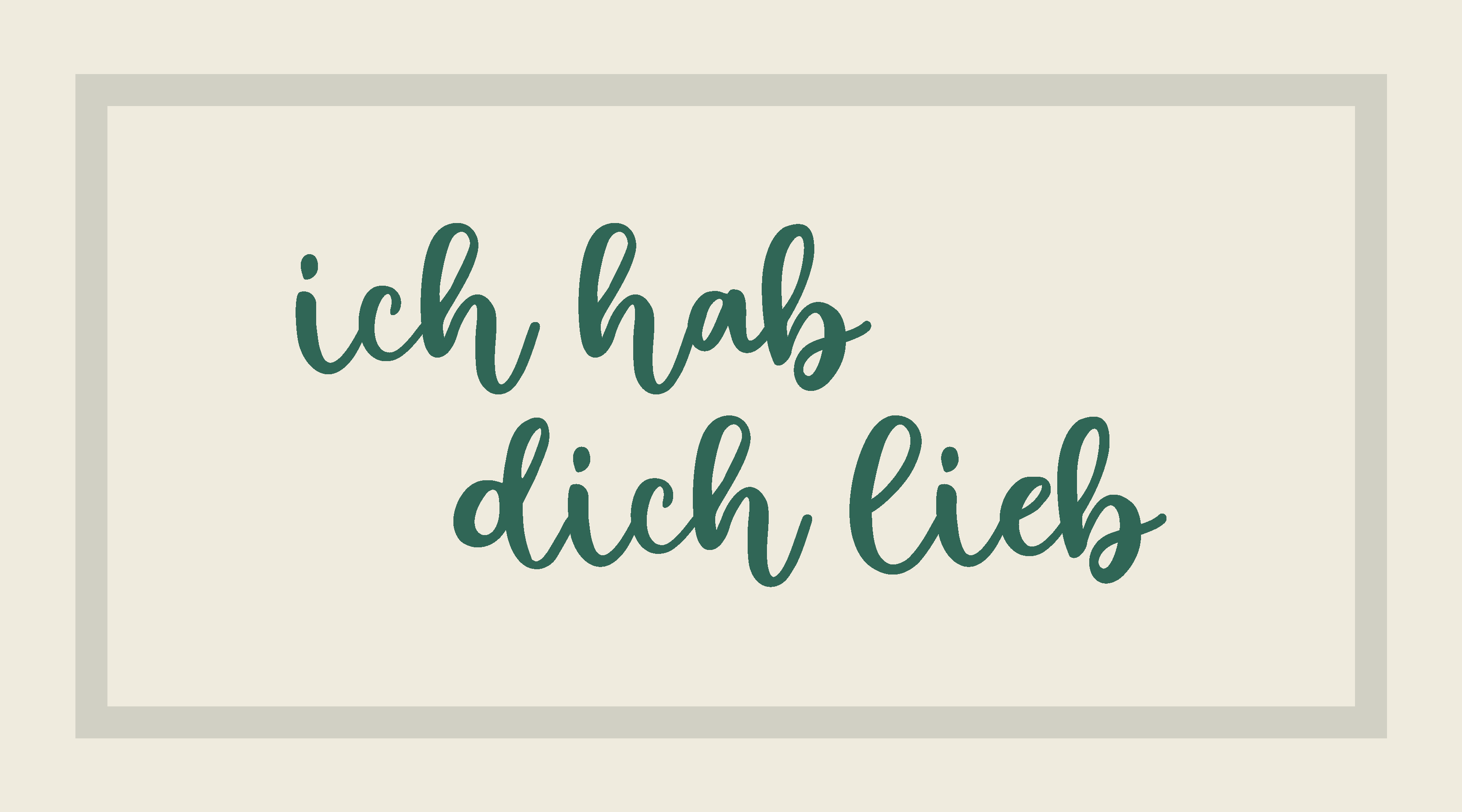 Vinyl Teppich Bad ich hab dich lieb - TenStickers