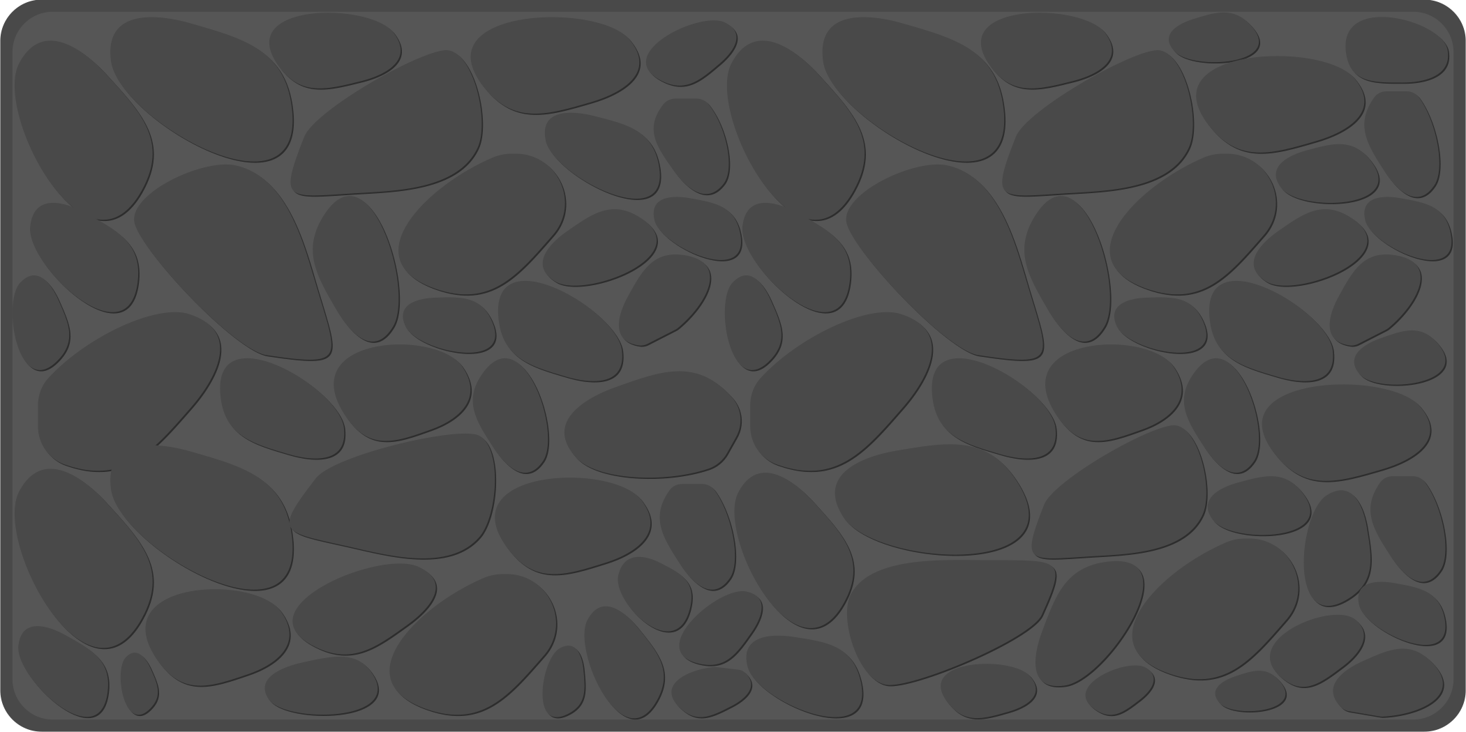 Vinyl Teppich Bad grauer felseffekt - TenStickers