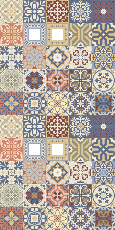 Vinyl Teppich Küche mehrfarbige hydraulik - TenStickers