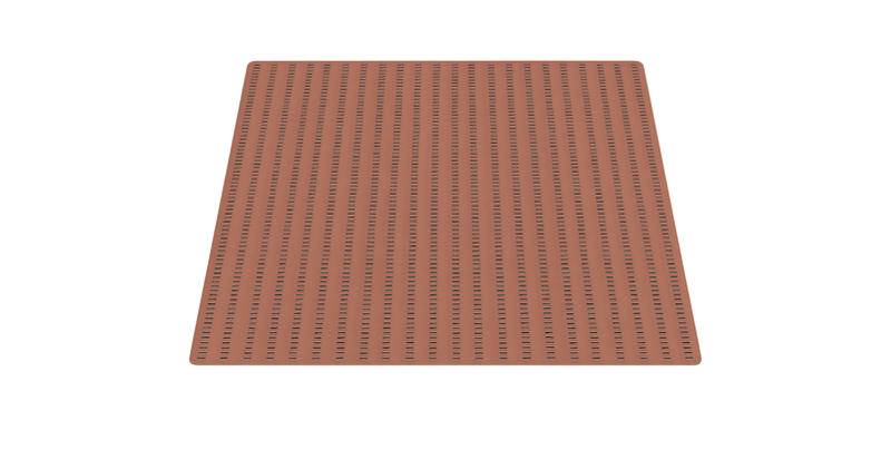 Vinyl Teppich Terrasse strichliniendesign - TenStickers