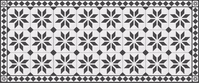 Vinylteppich Mosaik teppich im alten stil - TenStickers