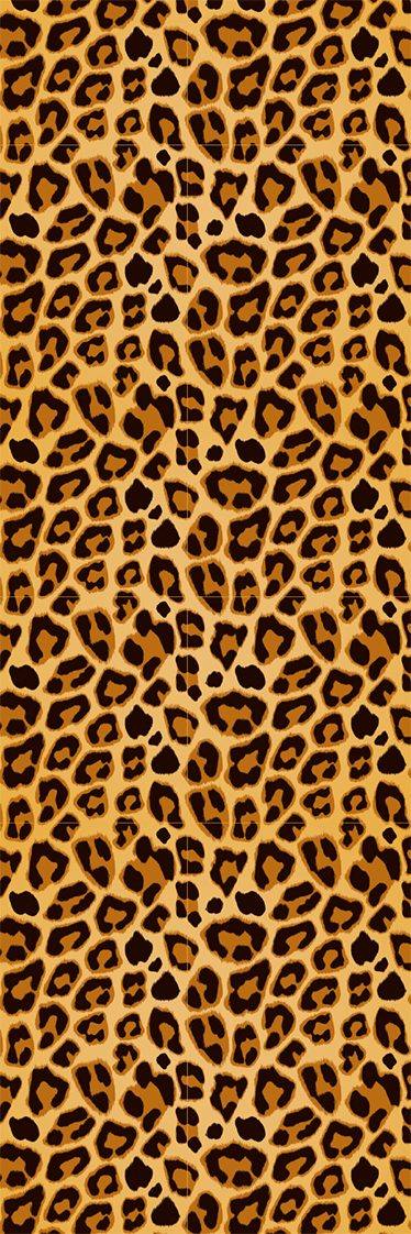 Vinyl teppich tiere leopard schlichtes design - TenStickers