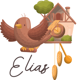 Vinyl teppich tiere individuell gestaltbare uhr - TenStickers