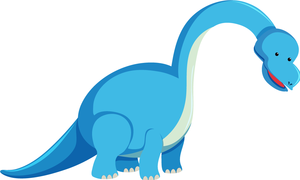 Vinyl teppich tiere süße dinosaurierfigur - TenStickers