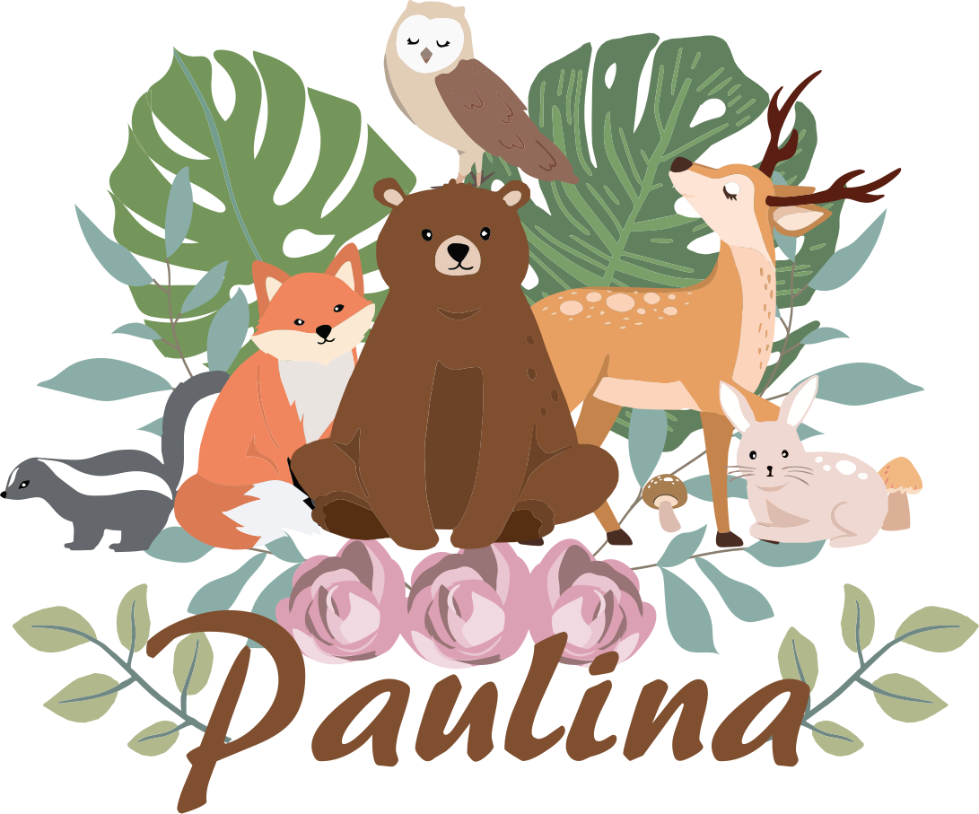 Vinyl teppich tiere waldbewohner versammlung - TenStickers