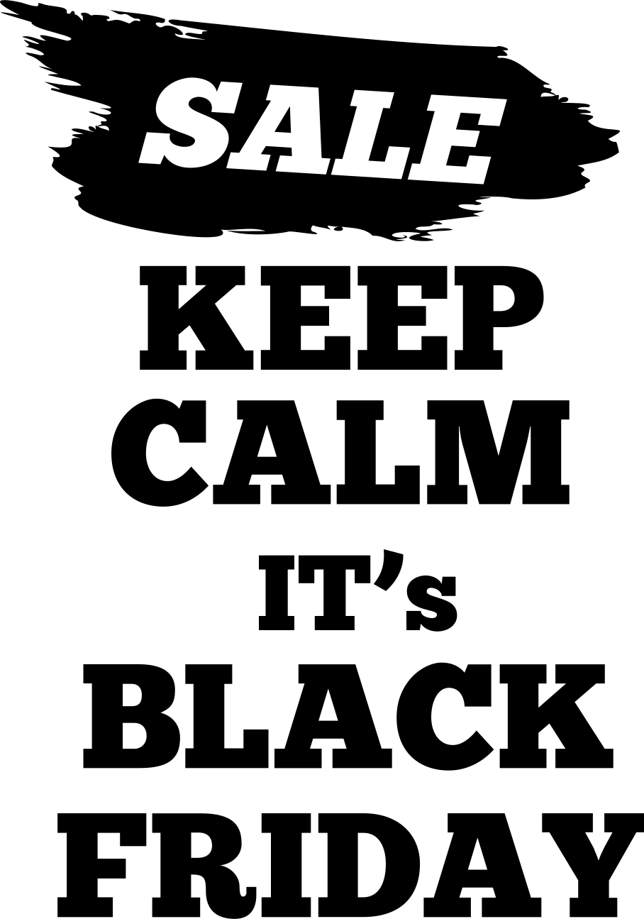 Vinyl teppich black friday aktionsverkaufsflagge - TenStickers