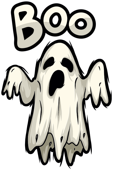 Vinyl teppich halloween boo gespenst figur - TenStickers