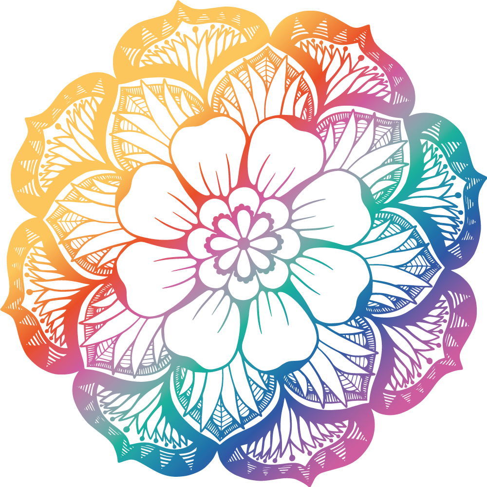 Vinyl teppich blumen lebendige botanische elemente - TenStickers