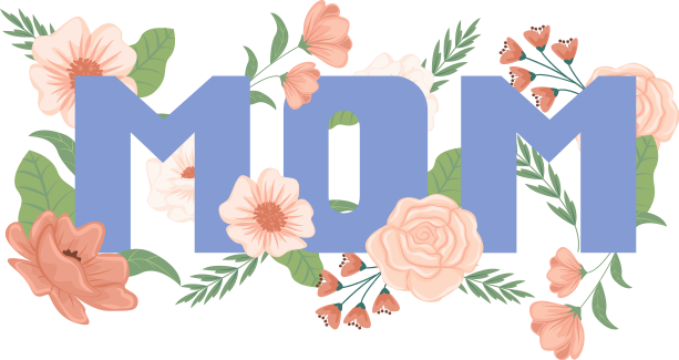 Vinyl teppich blumen florale muttertagsillustration - TenStickers