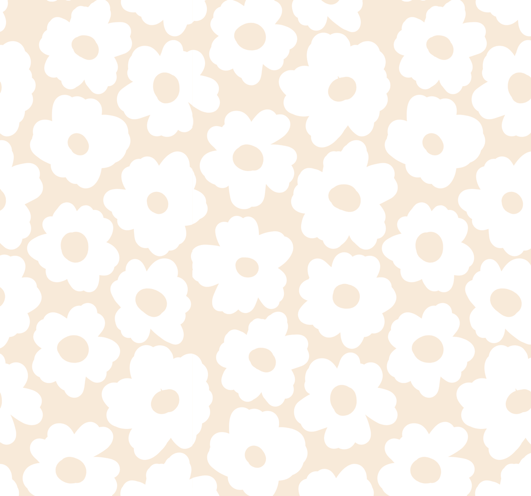 Vinyl teppich blumen weiße mohnblume - TenStickers