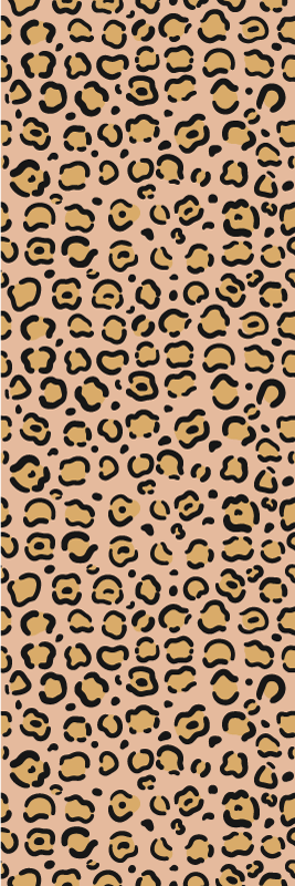 Vinyl teppich tiermuster leopard pastellfarben druck - TenStickers