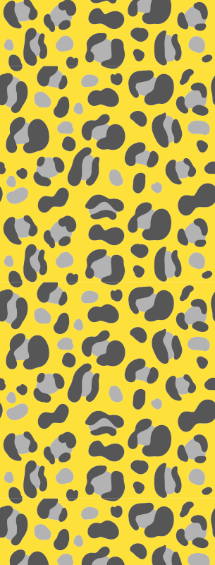 Vinyl teppich tiermuster pantone leopardenmuster - TenStickers