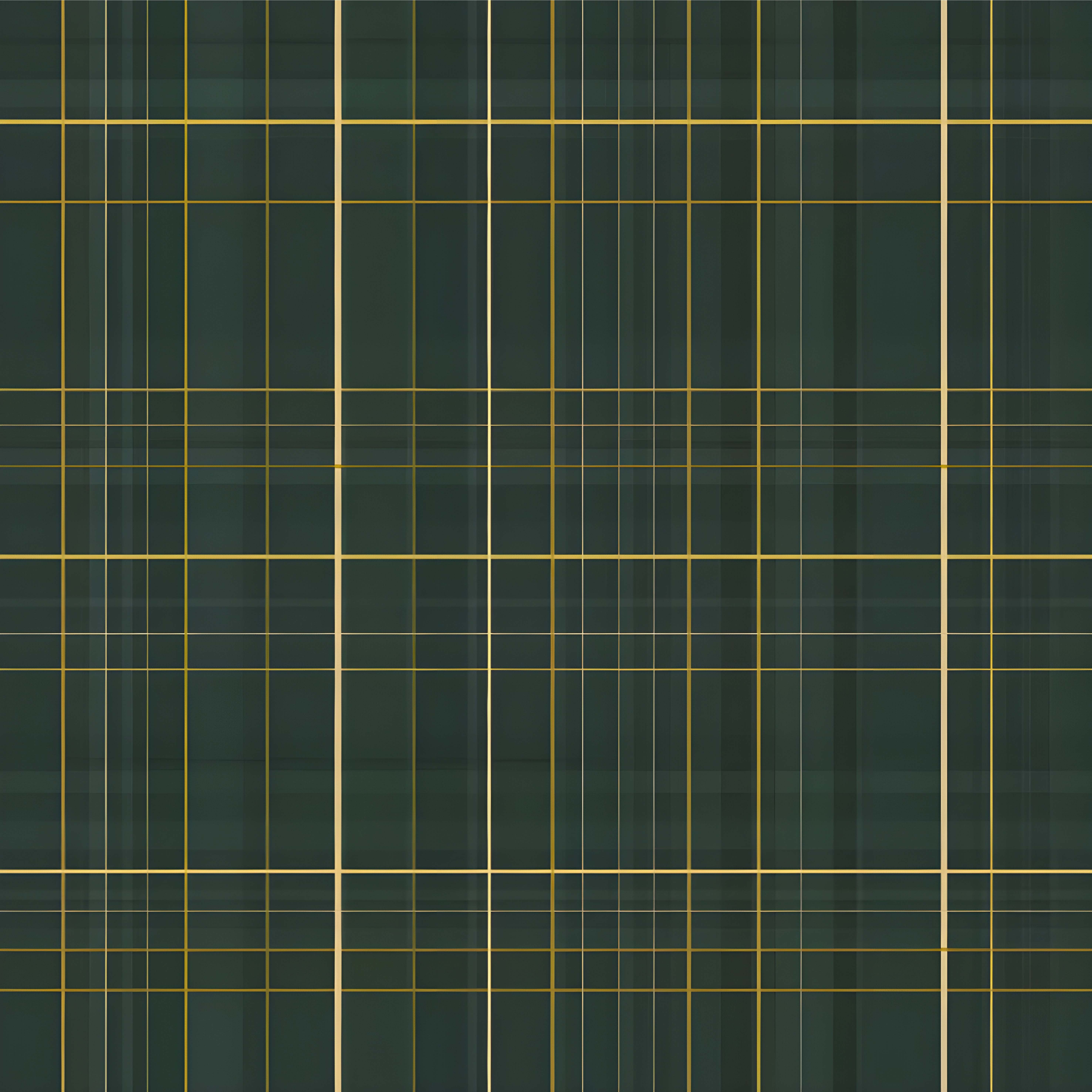 Vinyl teppich geometrisch dunkelgrünes schottisches muster - TenStickers